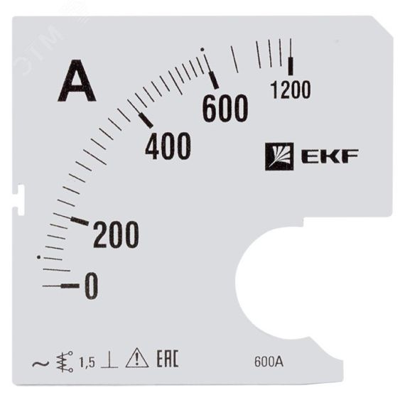 Шкала сменная для A961 600/5А-1.5 PROxima EKF s-a961-600