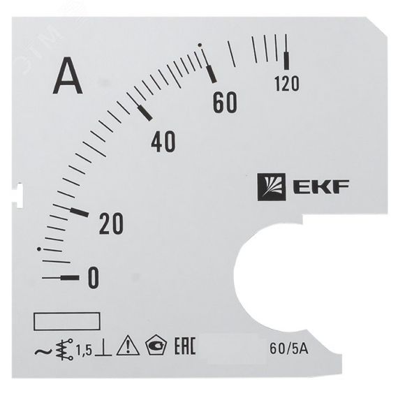 Шкала сменная для A961 60/5А-1,5 PROxima EKF s-a961-60
