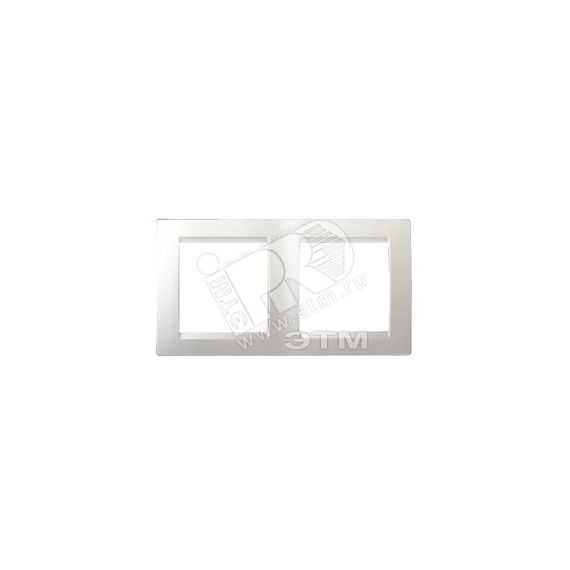 15 Рамка на 2 поста белый Simon 1500620-030