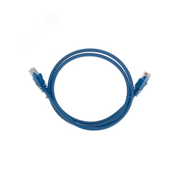 Патч-корд U/UTP CAT 6, RJ45-RJ45, 26AWG, LSZH, синий, 1м, REXANT 02-0294-1