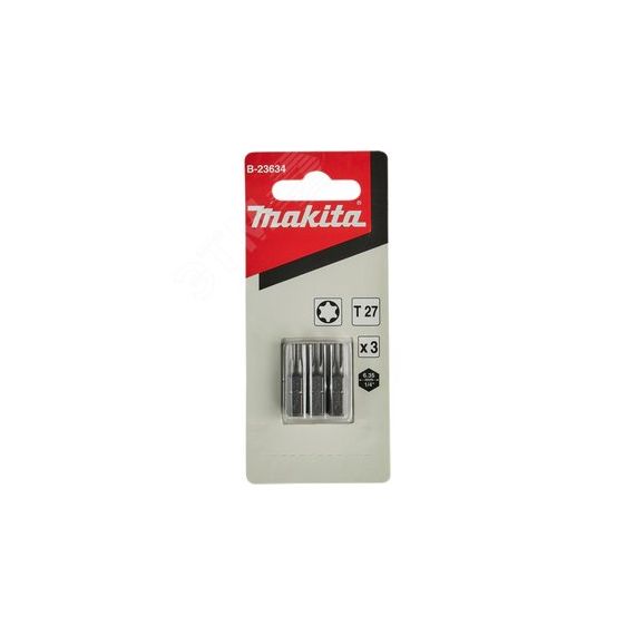 Насадка бита T27, 25 мм, C-form, 3 шт. Makita B-23634