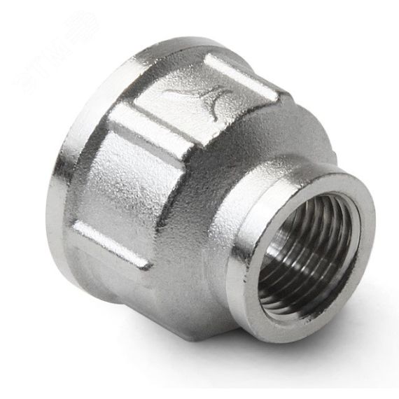 Муфта латунная резьбовая переходная, В 1/2 x 3/8 PRO AQUA 01-f15-f10x