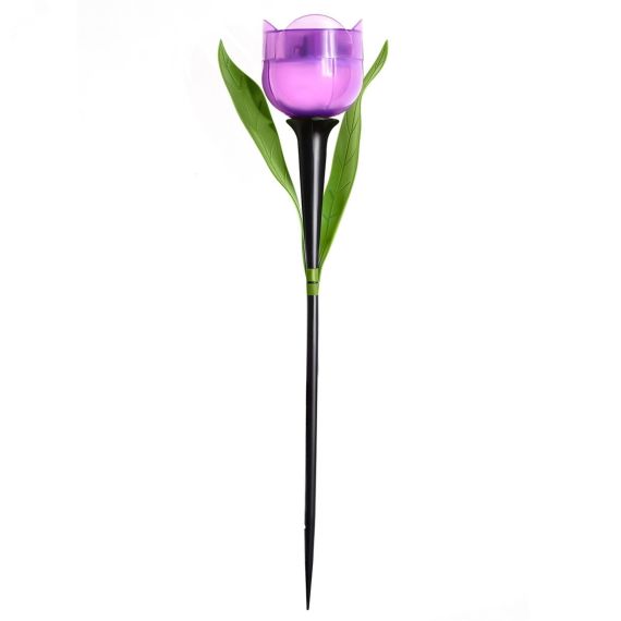 Светодиодный садовый светильник на солнечной      батарее СОЛАР USL-C-453/PT305 PURPLE TULIP Uniel UL-00004278