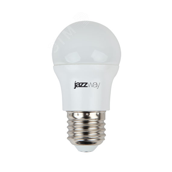 Лампа светодиодная LED 8 Вт 640Лм 3000К белая Е27 Шар JazzWay 5028654