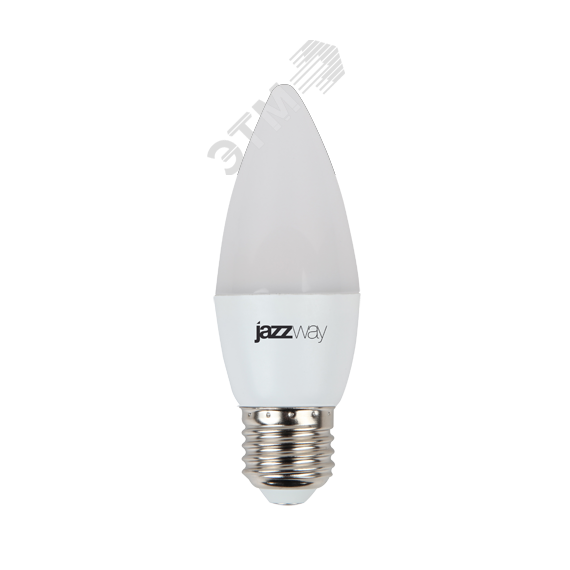 Лампа светодиодная LED 8 Вт 640Лм 5000К белая Е27 Свеча Jazzway JazzWay 5028562
