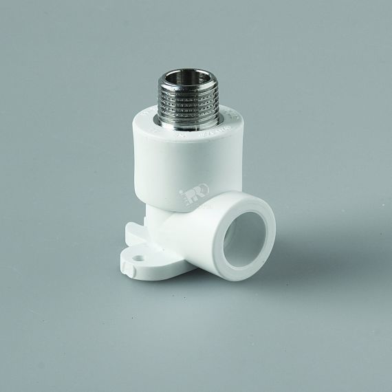 Водорозетка 25 х 1/2' НР полипропиленовая PPR белая PRO AQUA PA28112P
