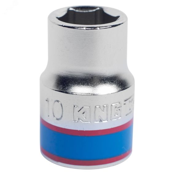 Головка торцевая стандартная шестигранная 3/8', 10 мм King Tony 333510M