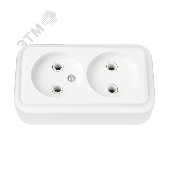 Беларусь Розетка двойная наружная БелТИЗ РА16-238