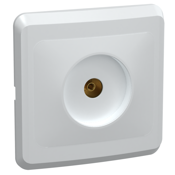 VEGA Розетка 1-местная TV РТВ10-ВБ белый IEK