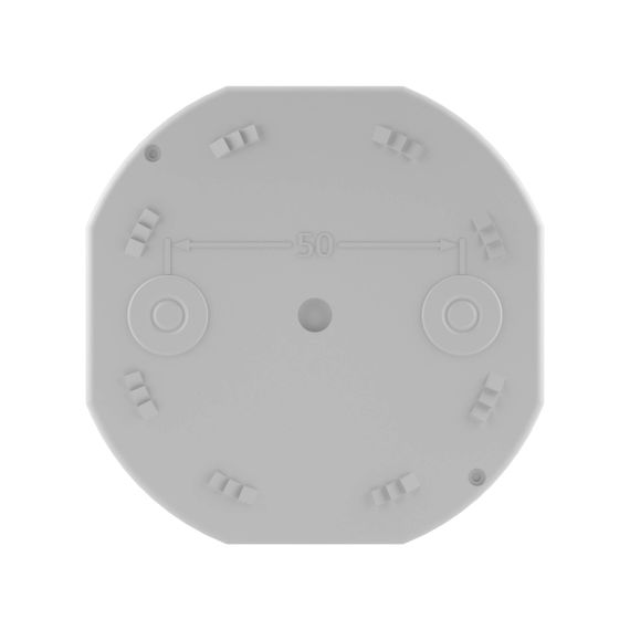 Коробка ответвит. с 4 кабельными вводами д.20мм, IP44, д.80х40мм (розница)