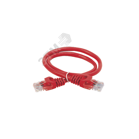 Шнур коммутационный (патч-корд) кат.5Е UTP 2м красный GENERICA Generica PC04-C5EU-2M-G