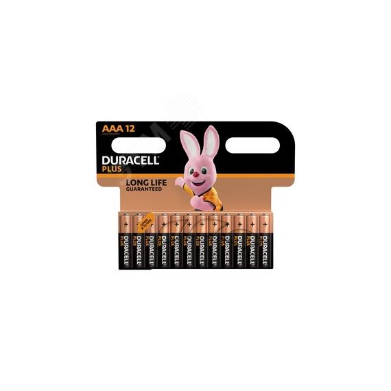 Элемент питания алкалиновый 1,5v 12 шт. в блистере LR03-12BL 5014217 ААА PLUS Duracell Б0056035