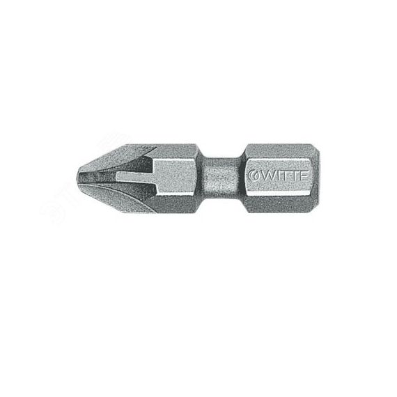 Бита PZ2 х 25 мм 1/4'' BITFLEX WITTE 280462000
