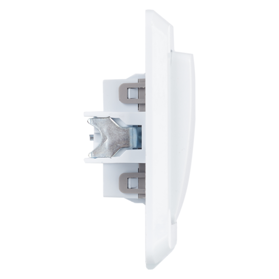 VEGA Выключатель 1-клавишный проходной 10А ВСп10-1-0-ВБ белый IEK