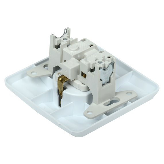 Два способа крепления: винты и распорные "лапки".