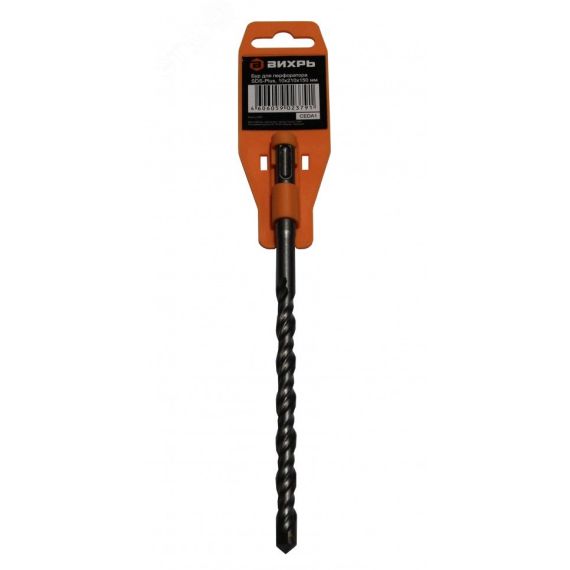 Бур по бетону 10х210х150 SDS-Plus Вихрь 73/10/7/7