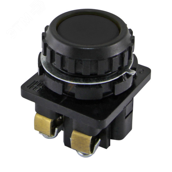 Выключатель кнопочный КЕ-181/1 черн. (КЕ-181/1 черн.) Инженерсервис 4830284