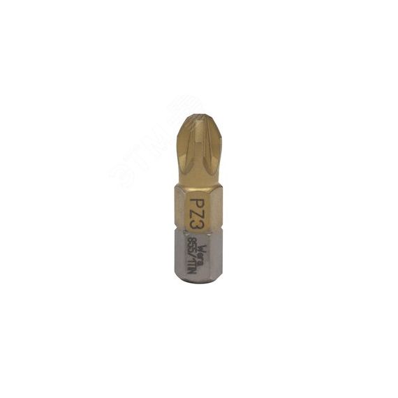Бита PZ3 х25мм (Титановая) Standard 855/1 TiN 054802 WERA 05480223001