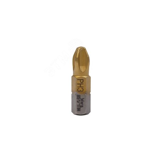 Бита PH3 х25мм (Титановая) Standard 851/1 ТiN WERA 05480173001