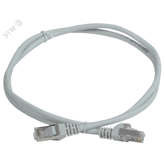 Шнур коммутационный (патч-корд) кат.5E FTP 3м серый GENERICA Generica PC01-C5EF-3M-G