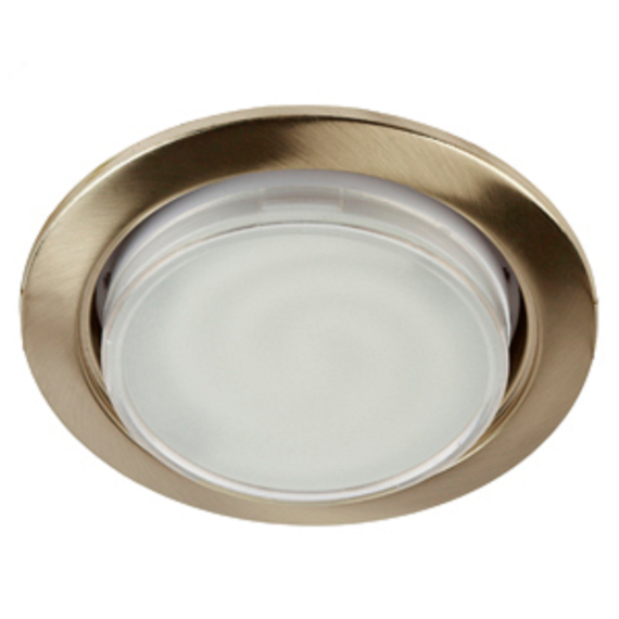 Светильник встраиваемый KL35 SB /1 (к) под лампу Gx53 220V 13W бронза (80/1680) ЭРА Б0048951