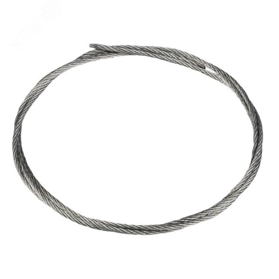 Трос стальной DIN 3055 100м (6мм) EKF ts-6