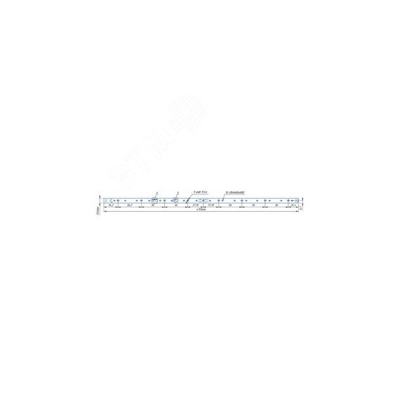 Модуль светодиодный LINE 470x11.6 AL1 2x8 Lumileds 2835 CRI80 3000K Аргос-Электрон MOD4702830