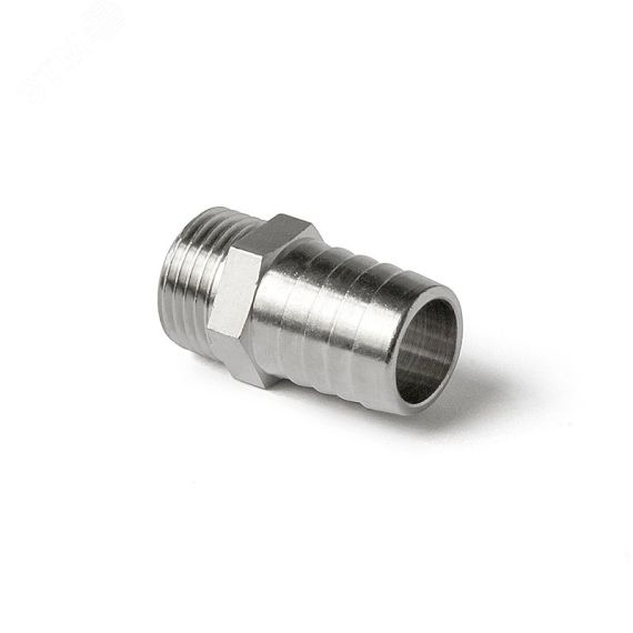 Штуцер под шланг резьбовой, Н 1/2 x 12 PRO AQUA 16-m15-12x