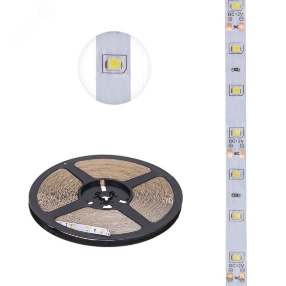 Лента LED бухта 20 м 12 В 2835 6500 К IP23 60 LED/м LAMPER REXANT 141-2011