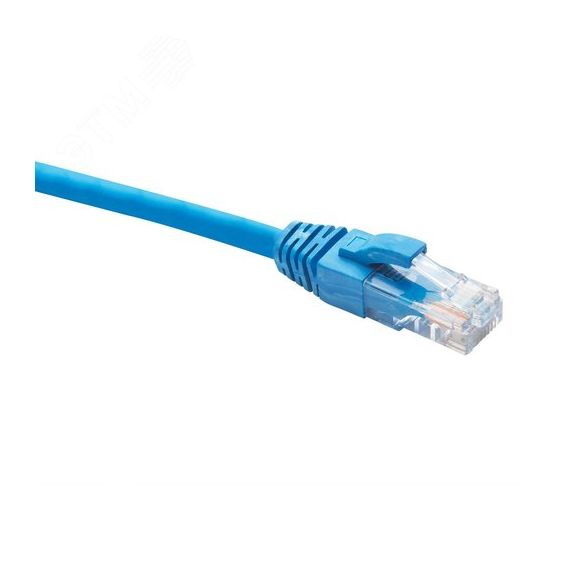 Шнур коммутационный U/UTP категория 5e LSZH нг(А)-HF 1,5 м, синий DATAREX Datarex DR-181508