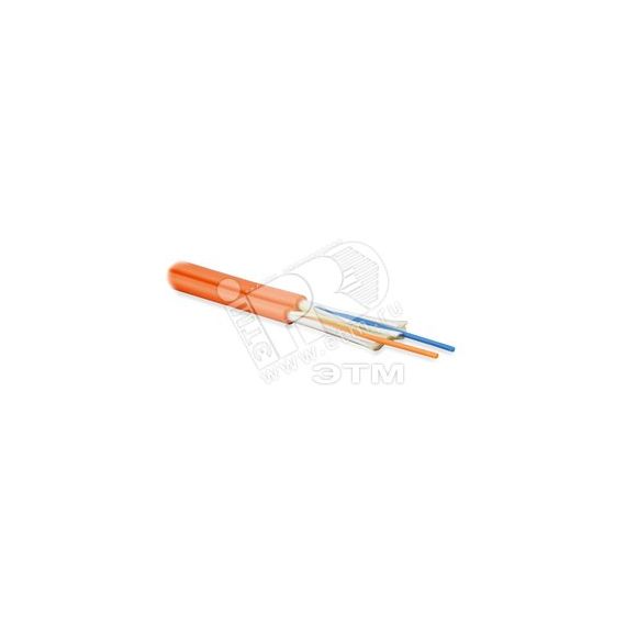 Кабель волоконно-оптический 62.5/125 (OM1) многомодовый. 2 волокна. duplex. zip-cord. плотное буферное покрытие (tight buffer) 3.0 мм. для внутренней  Hyperline 244730