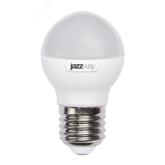 Лампа светодиодная LED 11Вт 230Вт E27 белый матовый шар JazzWay 5019362