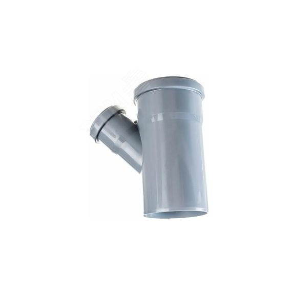 Тройник канализационный (полипропилен) 75x50/45град. PRO AQUA 207545