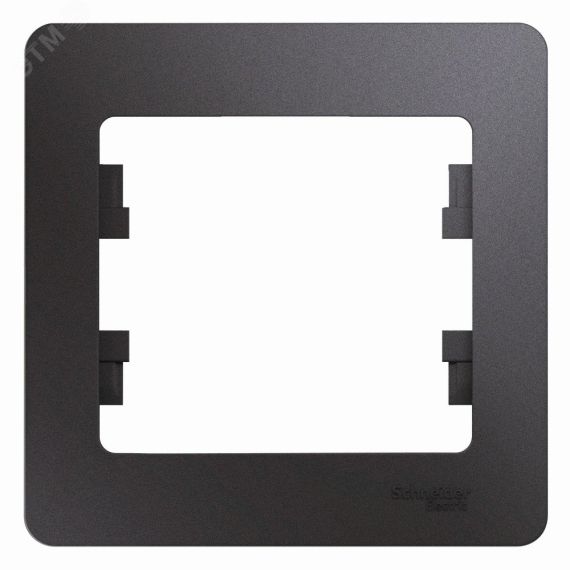 GLOSSA рамка 1-постовая графит SE (Systeme) GSL001301