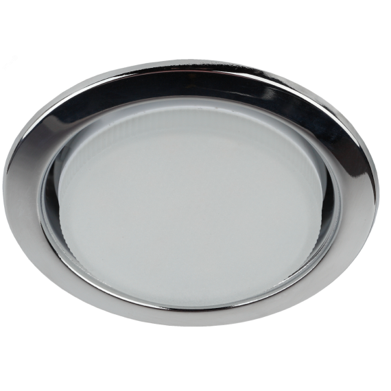 Светильник встраиваемый KL35 CН-10 /1 под лампу Gx53 220V 13W хром (упаковка 10 шт) (10/100/2400) ЭРА Б0048948