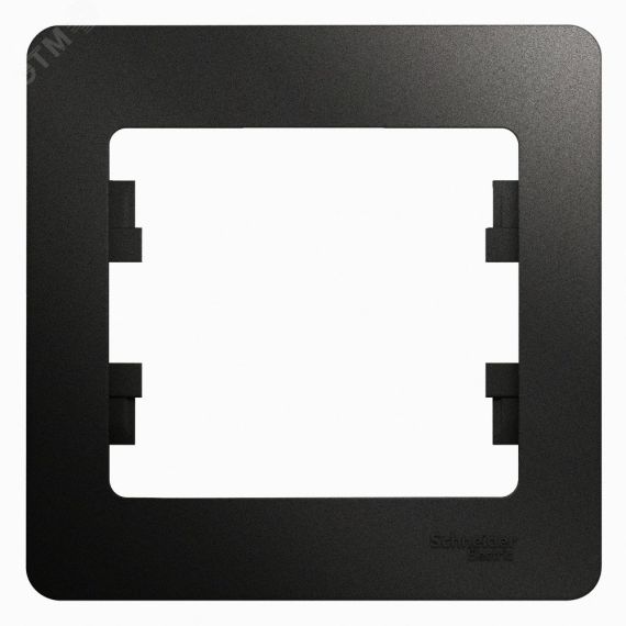 GLOSSA Рамка 1 пост антрацит SE (Systeme) GSL000701