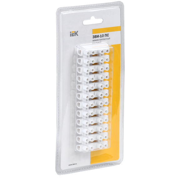 Зажим контактный винтовой ЗВИ-10 н/г 2,5-6мм2 12пар IEK Зажим контактный винтовой ЗВИ-10 н/г 2,5-6мм2 12пар IEK