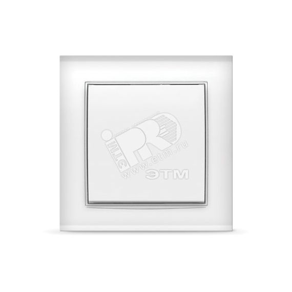 Выключатель Бриллиант одноклавишный белый Универсал 7947366
