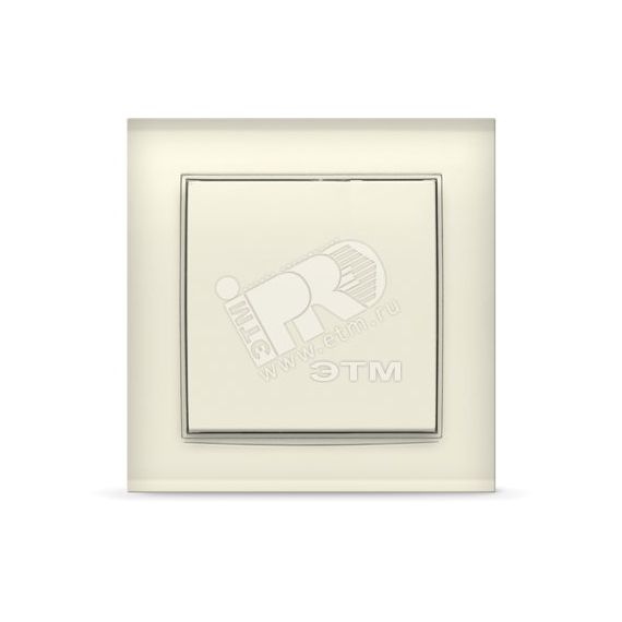 Выключатель Бриллиант одноклавишный слоновая кость Универсал 7948585