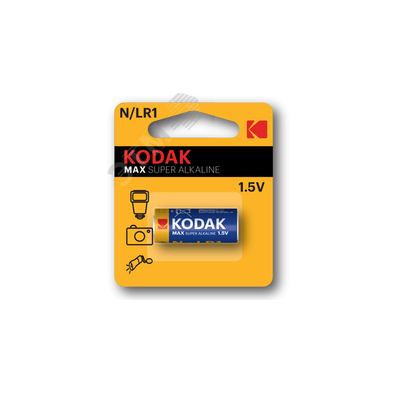 Батарейка LR1-1BL /N MAX SUPER Alkaline [KN-1] (12/72/27648) KODAK Б0012842