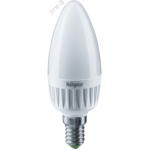 Лампа светодиодная LED 7вт E14 теплый матовая свеча Navigator Group 94491