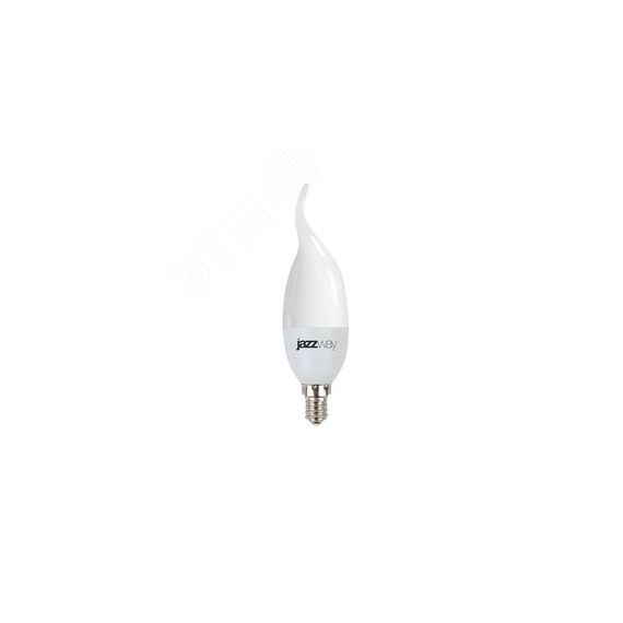 Лампа светодиодная LED 7Вт E14 530Лм 230V/50Hz теплый матовая свеча на ветру SP JazzWay 1027894-2