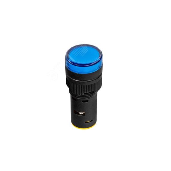 Лампа AD16DS(LED) матрица D16мм синий 220В DC КЭАЗ 357829