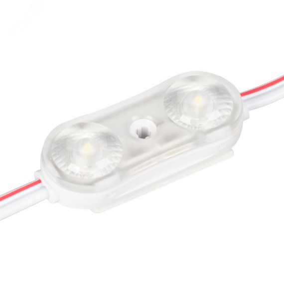 Модуль герметичный ARL-ORION-R07-12V Cool (2835, 2 LED, 170 deg) (ARL, Закрытый) Arlight 028775