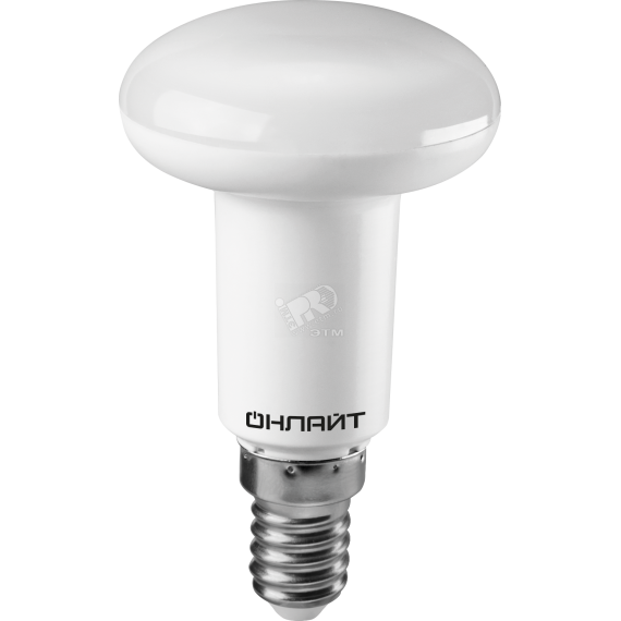 Лампа светодиодная LED зеркальная 5вт E14 R50 белый ОНЛАЙТ 71652