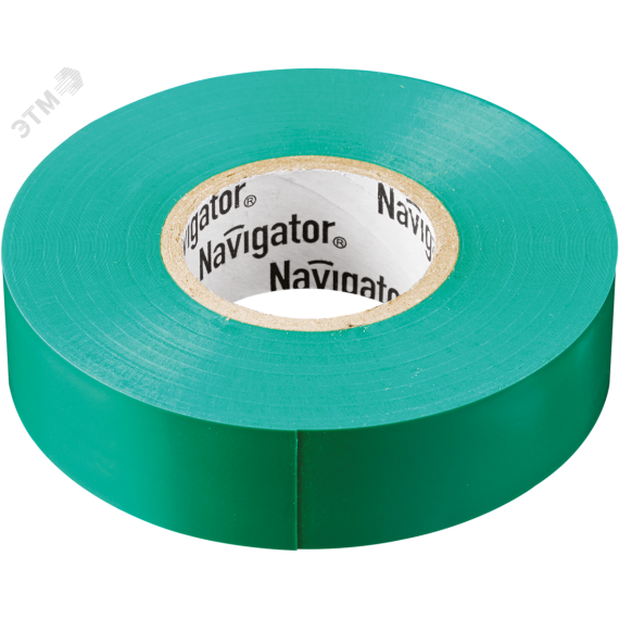 Изолента ПВХ зеленая 19мм 20м Navigator NIT-A19-20/G Navigator Group 71113