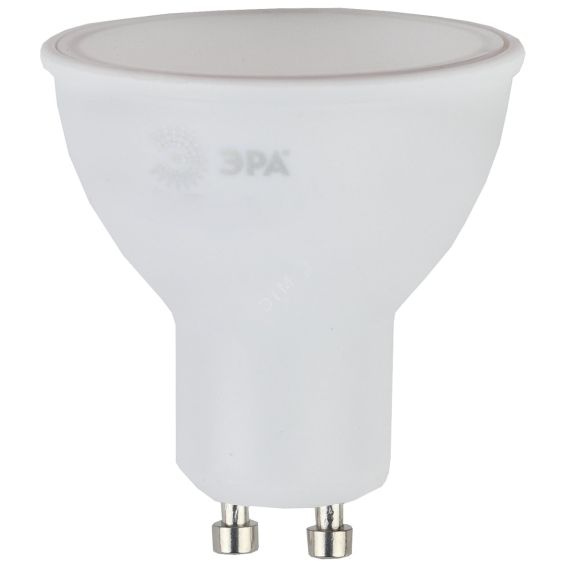 Лампа светодиодная LED MR16-6W-840-GU10 (диод, софит, 6Вт, нейтр, GU10) ЭРА Б0020544