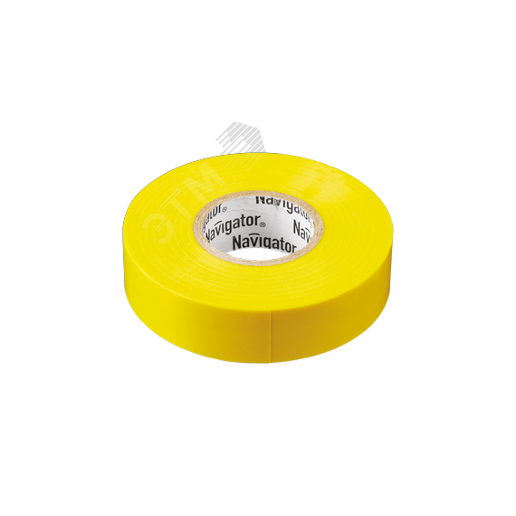 Изолента ПВХ желтая 19мм 20м Navigator NIT-A19-20/Y Navigator Group 71112
