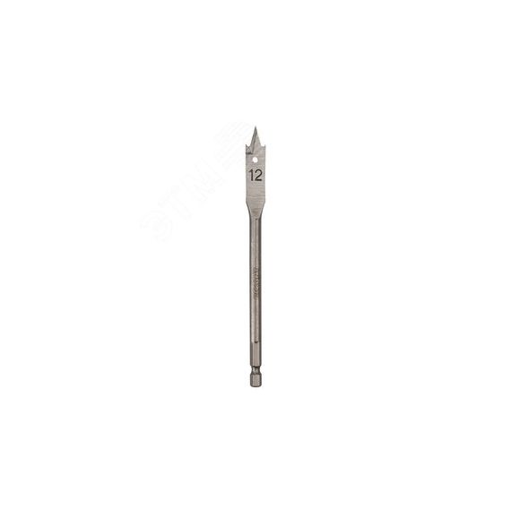 Сверло перовое по дереву 12х152 мм (шестигранный хвостовик) Kranz KR-91-0663
