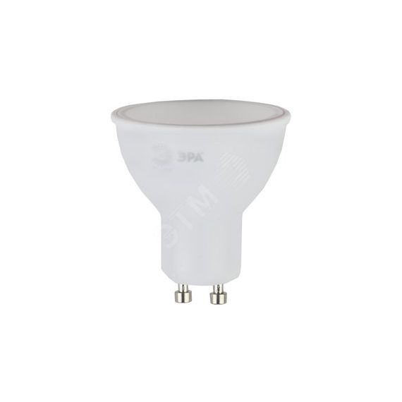 Лампа светодиодная LED MR16-6W-827-GU10 (диод, софит, 6Вт, тепл, GU10) ЭРА Б0020543